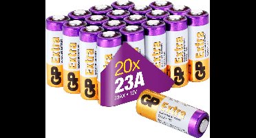 GP Extra Alkaline 23a 12v batterij - 20 stuks A23 batterij MN21 12 Volt