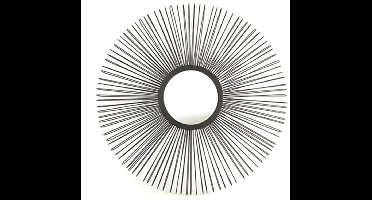 Wandspiegel zwart - Open spiegel - Spiegel modern 76 cm