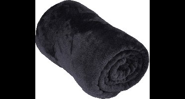 Arti Casa Fleece Deken 150 x 200 cm - Plaid - Super Zacht - Zwart