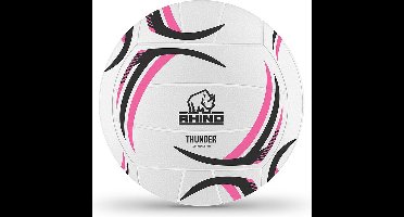 Rhino Netbal Thunder Nylon Wit/roze/zwart Maat 4