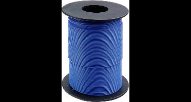 Donau Elektronik 125-S50-2 Draad 1 x 0.25 mm² Blauw 50 m