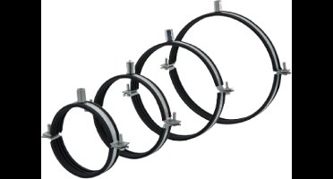 Spiro beugel met rubber inleg 630mm.