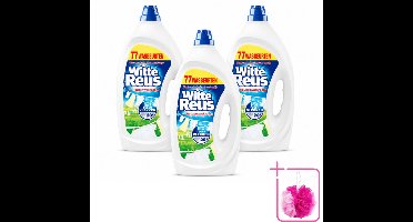 3 x Witte Reus - Vloeibaar Wasmiddel - Witte Was - 77 Wasbeurten - Bulkverpakking - Witte was - Douchemop - Wasmiddel