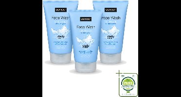 3 x Sence - Alle Huidtypes - Face Wash - Verfrissend - 150 ml - Grootverpakking - Vaatwasstrips - Face Wash - Huid Reinigen - Huid Verzorgen - Huid Verfrissen - Zijdeproteïne