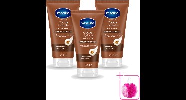 3 x Vaseline – Handcrème – Cocoa Butter – 75 ml - Bulkverpakking - Handcrème - Douchemop - Handverzorging