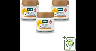 3 x Kneipp - Voetbutter - Calendula - Met citrusgeur - 100 ml - Grootverpakking - Voetverzorging - Voeten Droog - Voeten Ruw - Voeten Vermoeid - Voetbutter