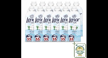 12 x Lenor Light - Wasverzachter - Katoen - Fris & Zacht - 55 Wasbeurten - Wasstrips - Wasverzachter Katoen - Wasverzachter Fris - Wasverzachter Milde - Wasverzachter Zacht - Wasverzachter Bloemig