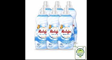 6 x Robijn – Vloeibaar Wasmiddel – Klein & Krachtig Stralend Wit – 1,19 L - Grootverpakking - Vaatwasstrips - Wit Wasmiddel - Wit En Licht Was - Wasmiddel Voor Wit - Wasmiddel Tegen Waas - Wasmiddel Tegen Vergeling