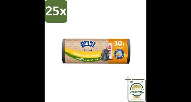 25 x Swirl – Afvalzakken – 30 L – Trekband – 12 zakken - Wasstrips - Afvalzak 30 L - Trekband - Pedaalemmerzak - Hygiëne - Huishoudelijk Afval