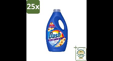 25 x Dash - Lenor Collectie - Vloeibaar Wasmiddel - Witte en Gekleurde Was - Amber & Orchidee - 26 Wasbeurten - Wasstrips - Vloeibaar Wasmiddel - Frisheid - Wasmiddel Amber Orchidee - Wasmiddel Lenor - Wasmiddel Voor Witte En Gekleurde Kleding
