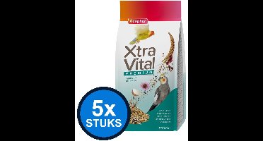 5x Beaphar - XtraVital grote parkiet 500gr - Vogelvoer - 500 g