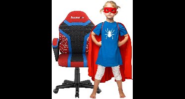 Huzaro Ranger 1.0 Spider Mesh - Kinder Gaming Stoel - Bureaustoel voor Kinderen - Rood/zwart