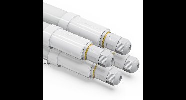 HOFTRONIC – Set van 4 R-Series Pro LED TL-armaturen 150cm – 48W 6720lm – 4000K – IP65 – Koppelbaar – IK07