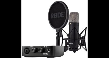 Rode NT1 Signature AI-1 Studio Kit MK2 - Professionele Studiokit - Microfoonset - Zwart - XLR-Kabel
