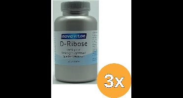 3x Nova Vitae D Ribose 100% Puur (250 gr)