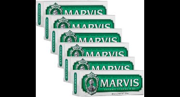 Marvis Tandpasta Classic Strong Mint – 6 x 25 ml