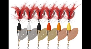 Zebco Demonic Chunky Spinner Maat 3 – 20g - Color : Silver-White