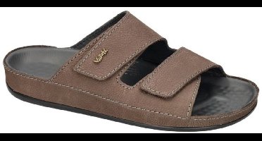 Vital -Heren - bruin donker - pantoffels & slippers - maat 41