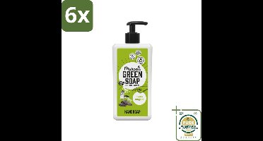 Marcel's Green Soap - Handzeep - Tonka & Muguet - Zachte verzorging - 500 ml - Voordeelverpakking - 6 stuks - Natuurlijke zeep - Tonka