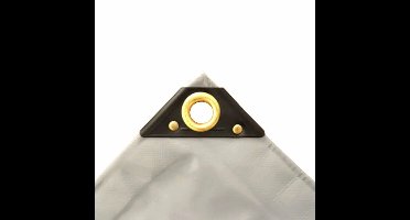 Grijs pvc-afdekzeil 650 g/m² 3 x 5 m (15 m²)
