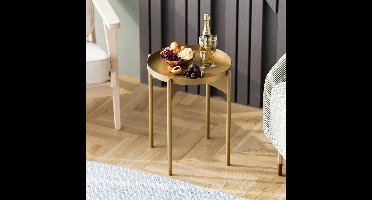 Skye Decor, Salontafel, Shb-002-B, Metaal, Goud, 44 x 44 x 57 cm