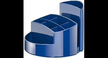 Pennenbak HAN Rondo 9-vaks - hoogglans blauw