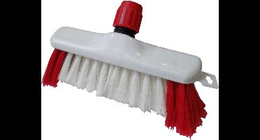 Luiwagen nylon rode baard met steelverbinding