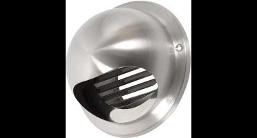 Plieger buitenrooster RVS bol model af met 150mm RVS