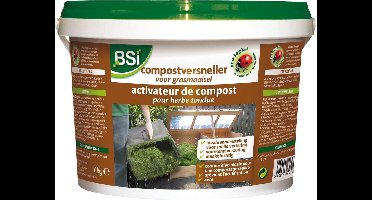 BSI - Compostversneller voor grasmaaisel - Voorkomt het rotten van het gras en de geuroverlast - 6 kg