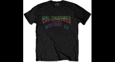 Big Brother And The Holding Company - Vintage Logo Heren T-shirt - L - Zwart