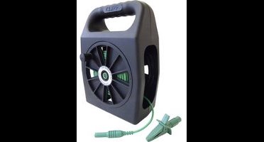 Cliff CIH299430 Aardingsmeetkabel Stekker 4 mm Bus 4 mm 30.00 m Groen 1 stuk(s)