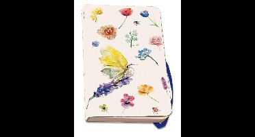 Notitieboek A6, zachte kaft: Vlinders & bloemen, Michelle Dujardin