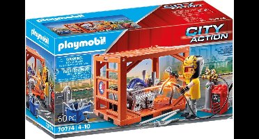 PLAYMOBIL City Action Cargo Container productie - 70774