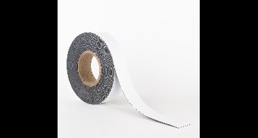 Inwell Magneetband met Whiteboradcoating 50mm op rol 5 meter