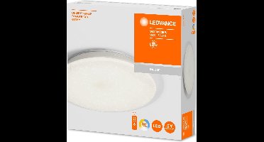 LEDVANCE Wand- en plafondarmatuur LED: voor plafond, ORBIS Sparkle / 38 W, 220…240 V, stralingshoek: 120, Warm wit/Koel wit/Daylight, 2800…6000 K, body materiaal: aluminum, IP20