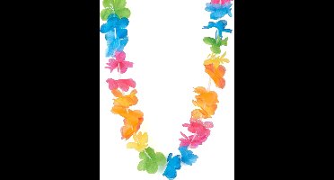 Vegaoo - Veelkleurig bloemenketting Hawaï