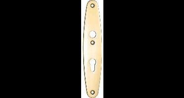 SKG3 elips schild binnen PC72 mm messing ongelakt