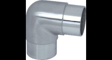 Kniefitting 90 graden 25,4 mm rvs mat