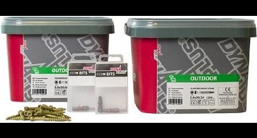 Dynaplus vlonderschroeven - 5x50 mm - AR-coating - Torx-25 - 1250 st