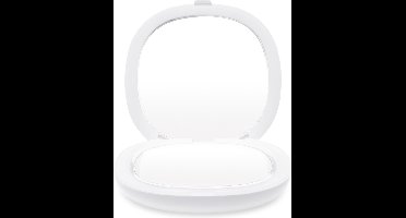 Rio MMCD - Ultra compacte make up spiegel - 5x vergroting - 7cm diameter - LED verplichting - inklapbaar