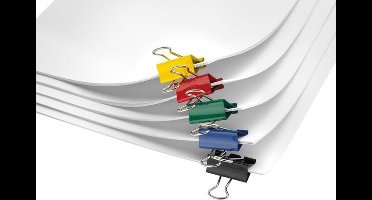 Westcott papierklem - 19mm metaal - 25 stuks assorti - AC-E10717