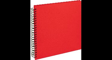 Walther SA-510-R Cloth - Spiraal album - Formaat 30 x 30 cm - Rood