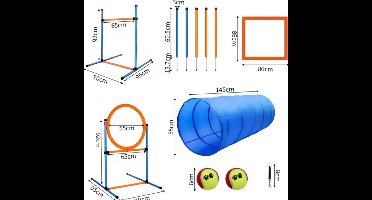 Topmast Agility Set Combi Trainingsuitrusting 4 Delig - Toestellen