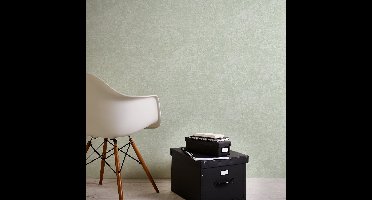 Behang 378383 Attractive A.S. Création Groen Kantoor Hal, Gang Keuken Slaapkamer Woonkamer