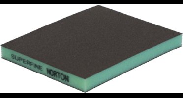 Schuurspons Dubbelzijdig met foam - Grofte 400/600 - Groen Super Fijn - per 10 stuks - Schuurblok