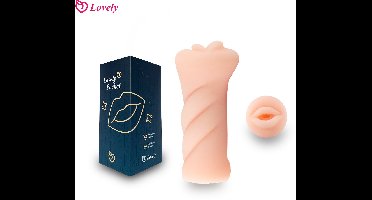 Lovely Pocket – Mondvormige Pocket Pussy, Realistische Blowjob Masturbator, Seksspeeltje– Zachte Kunstmond-Stroker voor Mannen