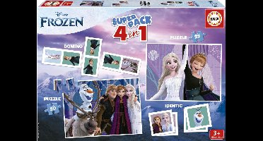 EDUCA - puzzel + educatief spel - Superpack 4 in 1 Frozen