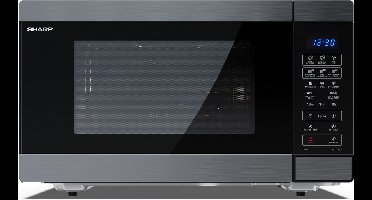 Sharp YC-MC422AE-SB combimagnetron met grill en heteluchtoven - 1000W - 42 liter - zwart