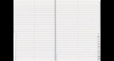 Oxford 100302812, Afbeelding, Groen, Rood, A5, 80 vel, 90 g/m², Gelijnd papier