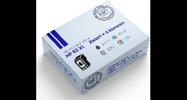 G&G HP 62 XL (N9J71AE) - Huismerk Inktcartridge - Zwart / Kleur